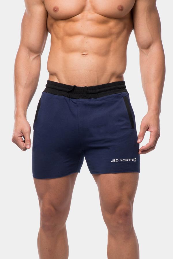 Jed North: Titan Sweat Shorts - Blue – CRAZYBADMAN