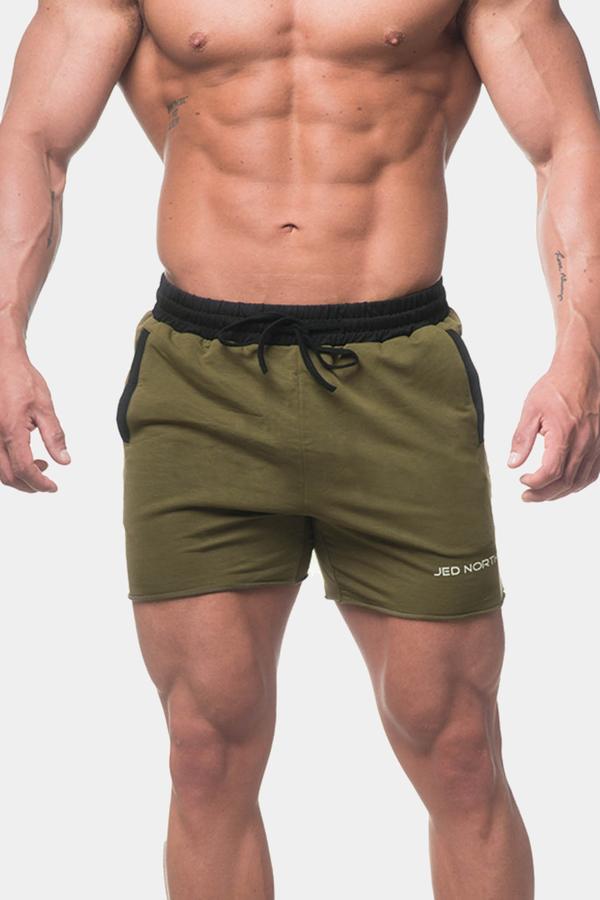 Jed North Men's 4 Fitted Shorts Bodybuilding Workout Gym Running